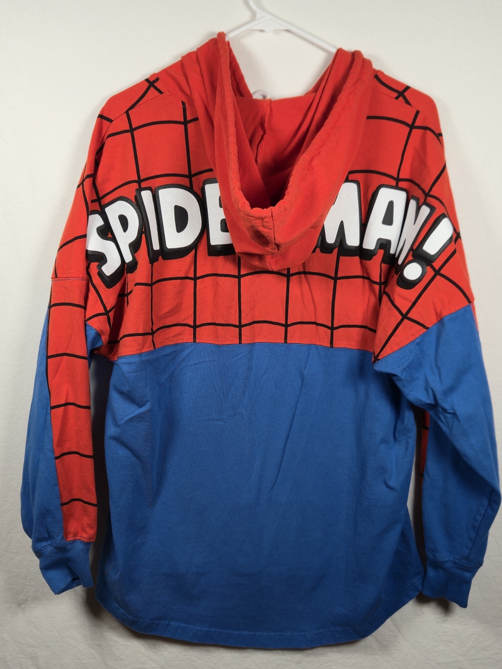 Marvel Spirit Jersey Spiderman Adult Long Sleeve Shirt Hoodie